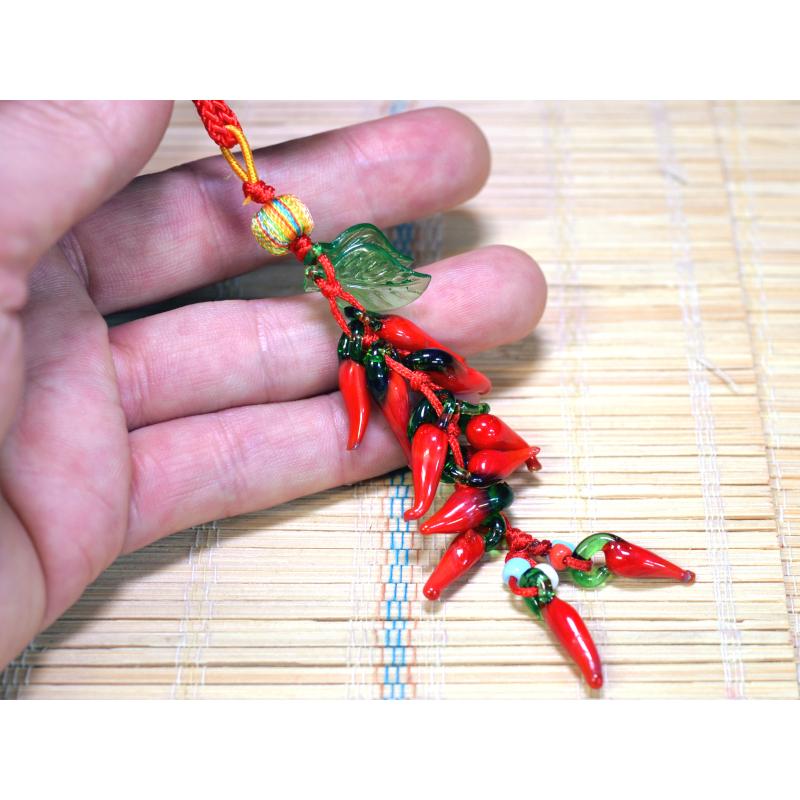 風水飾り 魔除けの唐辛子 【ネコポス便：他の商品と同梱不可】 : 中国