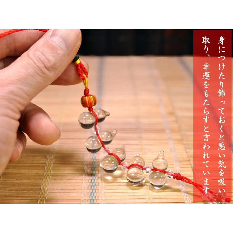 風水飾り 魔除けの五連瓢箪飾り 1本 風水グッズ : 中国貿易公司ctc