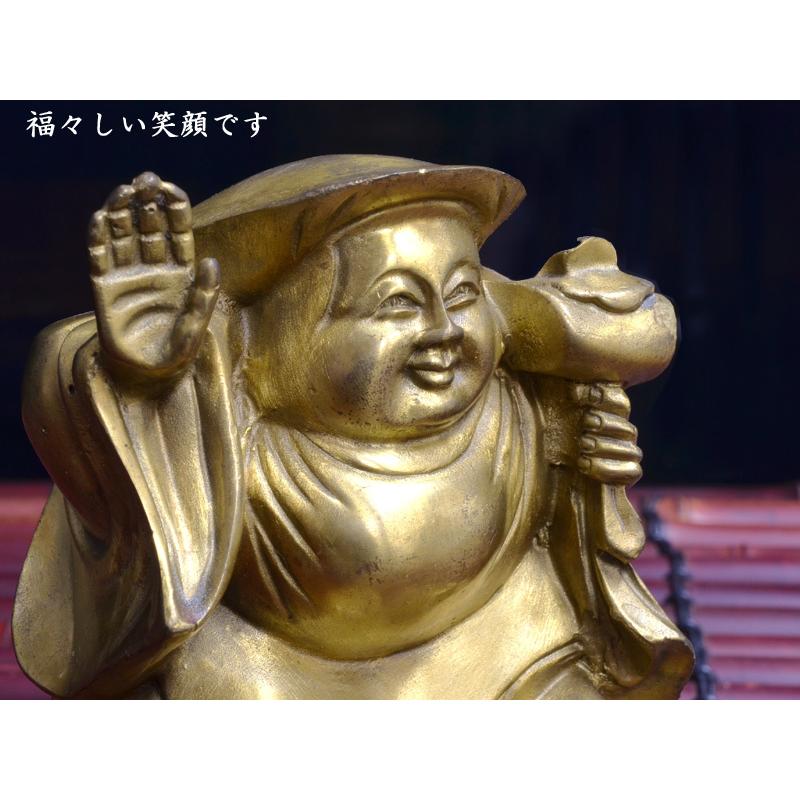 大黒天　置物　銅像 仏像 商売繁盛銅製大黒天の置物 風水グッズ : 中国貿易公司ctc