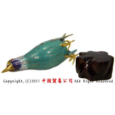 景泰藍 啄木鳥（キツツキ） : 中国貿易公司ctcオンラインショップ