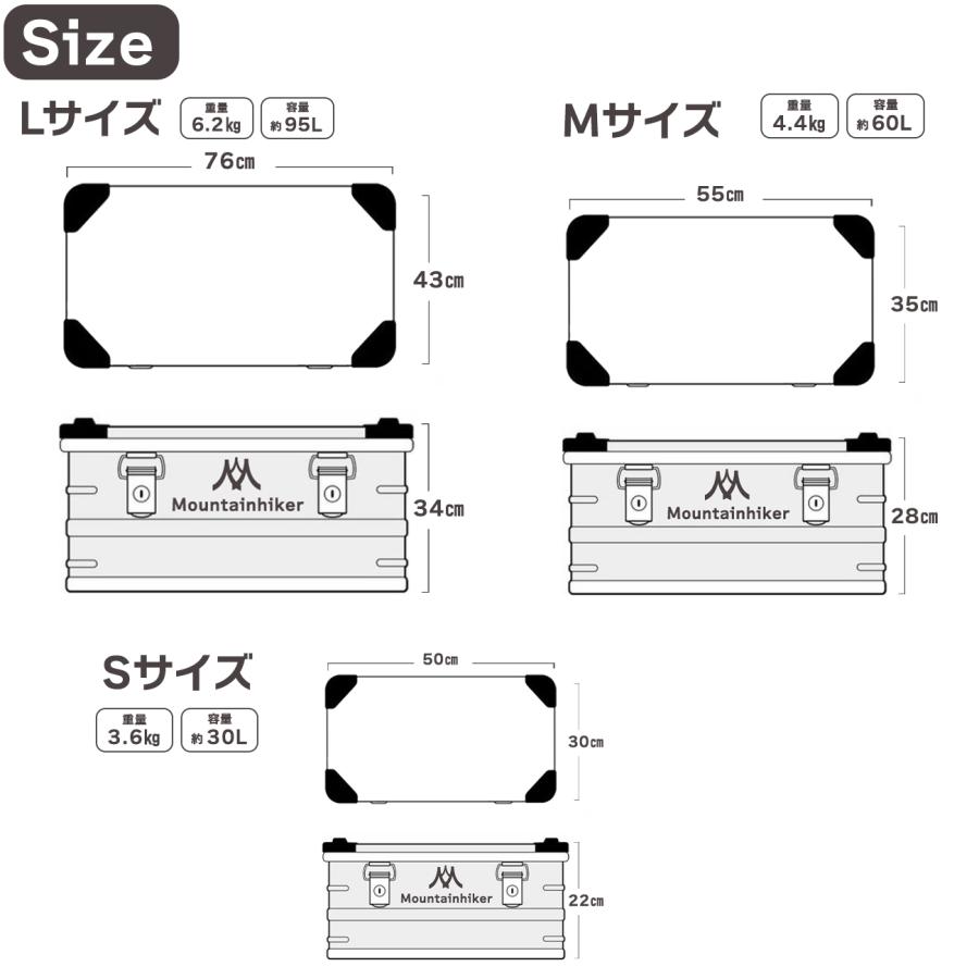 アルミコンテナ : シーティーエスヤフー店 - 通販 - Yahoo!ショッピング
