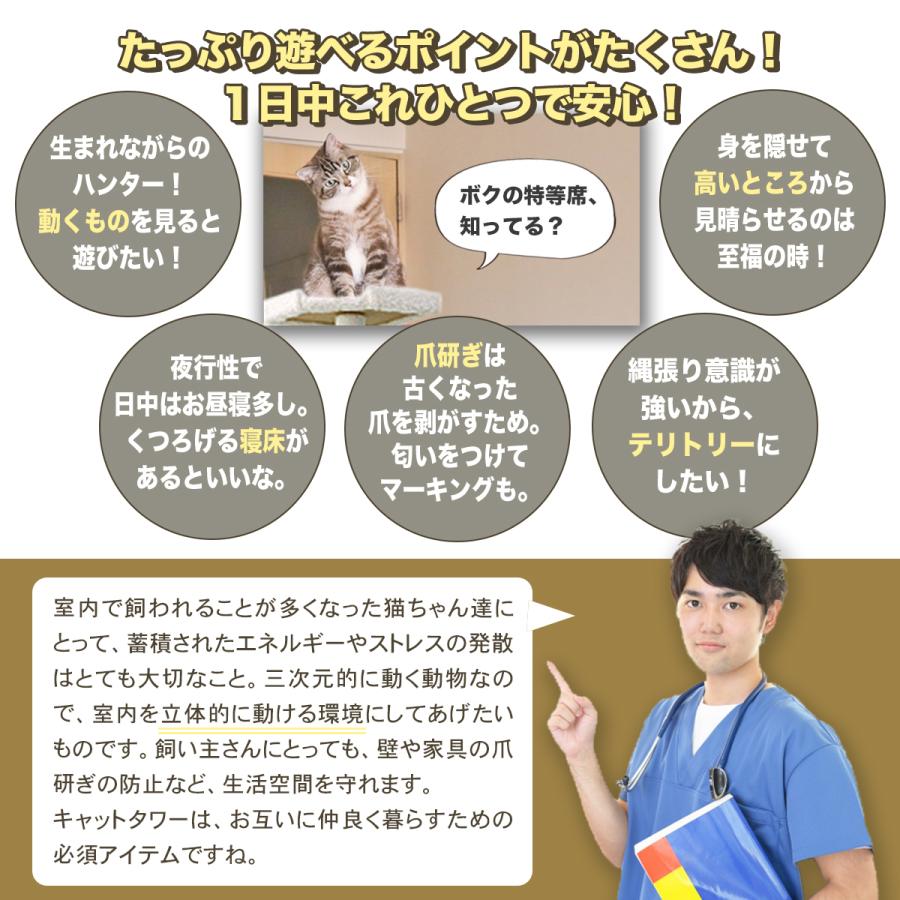 キャットタワー 床置き型 おしゃれ スリム コンパクト 猫 タワー 賃貸 人気 小型 大型猫 シニア 支柱 部品 多頭 省スペース Yt Ct185 シーティーエスヤフー店 通販 Yahoo ショッピング
