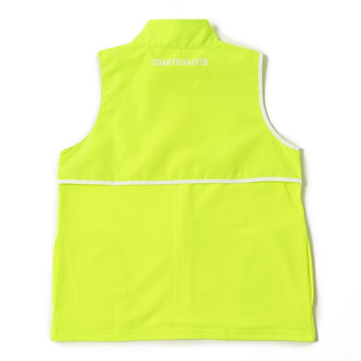 メッシュ切替ベスト ジップアップ プリントロゴ レディース クアルトユナイテッド ゴルフウェア アウトレット 22SS | Cuarto UNITED | 06