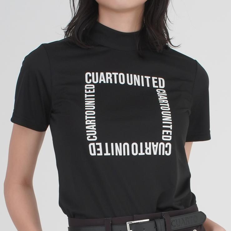 スクエアロゴモックネックシャツ スクエアロゴモックネックシャツ ゴルフフリークス】Freaks logo