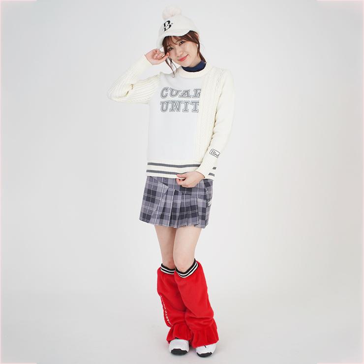 Cuarto UNITED（クアルトユナイテッド） プリーツスカート 斜め切替