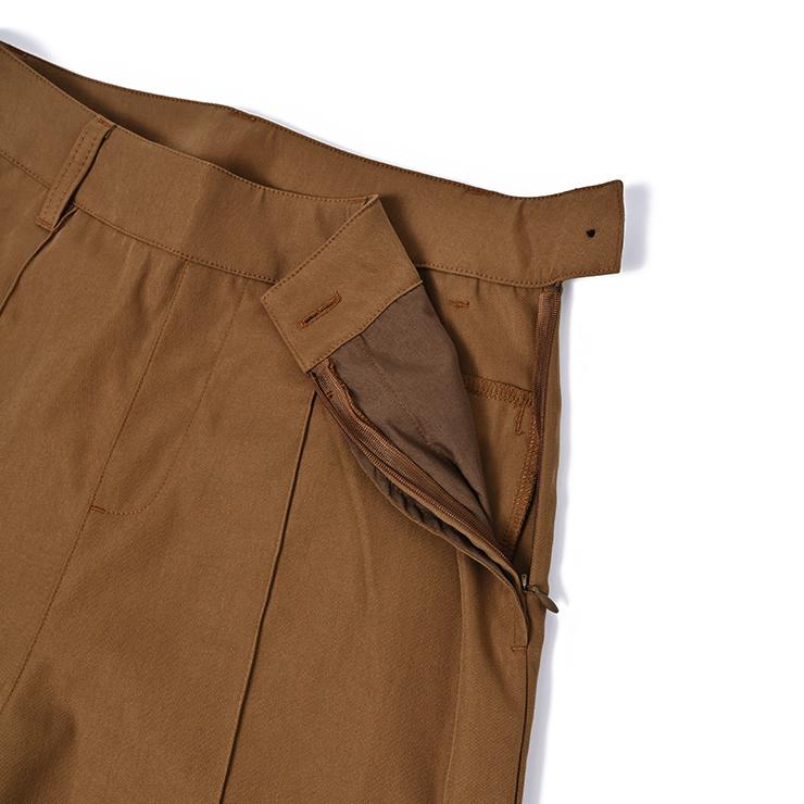 ワイドパンツ センタープリーツ ハイウエスト 刺繍ロゴ レディース クアルトユナイテッド ゴルフウェア アウトレット 22BASIC | Cuarto UNITED | 08