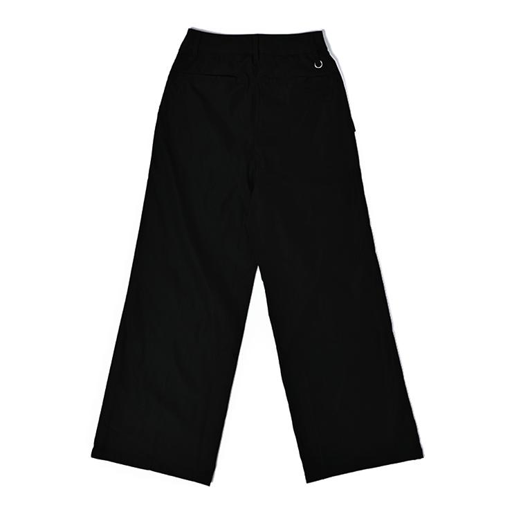 ワイドパンツ センタープリーツ ハイウエスト 刺繍ロゴ レディース クアルトユナイテッド ゴルフウェア アウトレット 22BASIC | Cuarto UNITED | 06