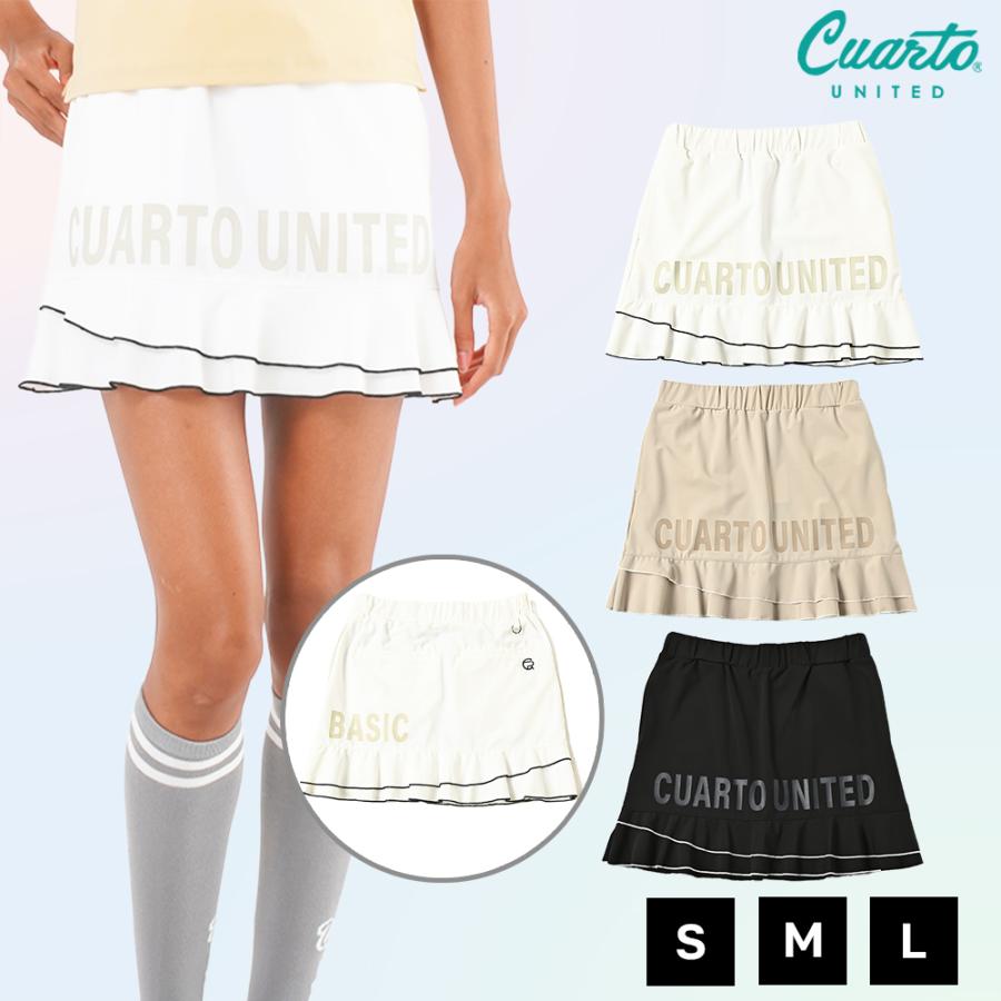 Cuarto UNITED（クアルトユナイテッド） フリルスカート 配色メロウ