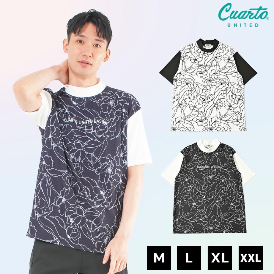 Cuarto UNITED（クアルトユナイテッド） モックネックシャツ 半袖 
