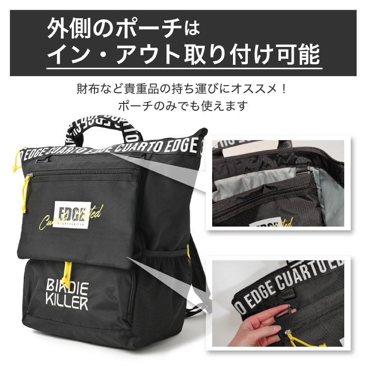 ゴルフ リュック 21FW クアルトユナイテッド EDGE マルチ 2WAY バッグ ブラック メンズ :C4112-B:Cuarto United  - 通販 - Yahoo!ショッピング