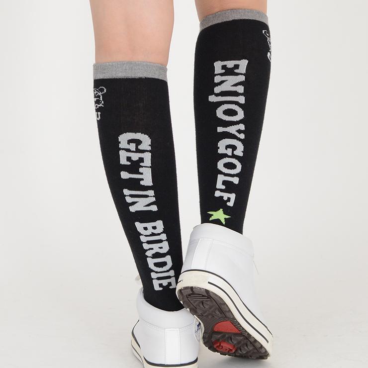 ハイソックス トラマーク バックロゴ レディース クアルトユナイテッド ゴルフウェア 20FW | Cuarto UNITED | 03