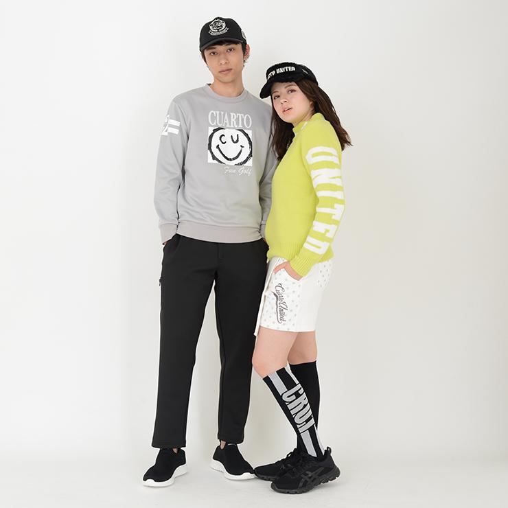 ハイソックス サイドライン ビッグロゴ レディース クアルトユナイテッド ゴルフウェア 20FW | Cuarto UNITED | 04