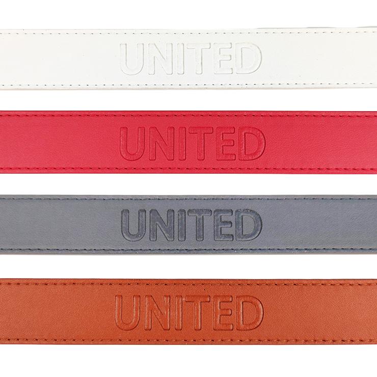 ベルト 合皮 革 エボンスロゴ バックル 刻印ロゴ レディース クアルトユナイテッド ゴルフウェア 20FW レッド | Cuarto UNITED | 06