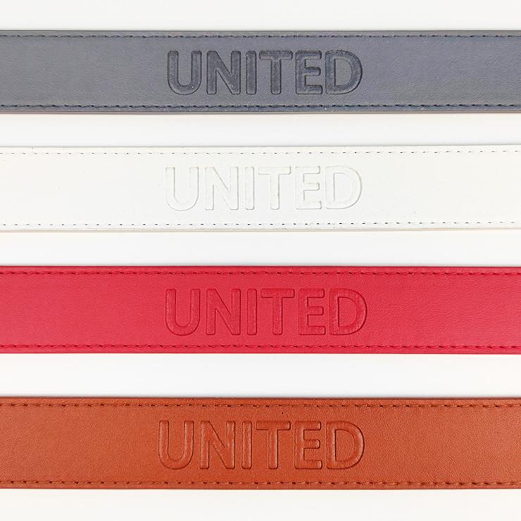 ベルト 合皮 革 エボンスロゴ バックル 刻印ロゴ レディース クアルトユナイテッド ゴルフウェア 20FW レッド | Cuarto UNITED | 08