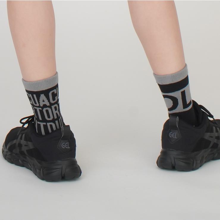 クルーソックス アシンメトリー GOLFロゴ レディース クアルトユナイテッド ゴルフウェア 22SS | Cuarto UNITED | 09