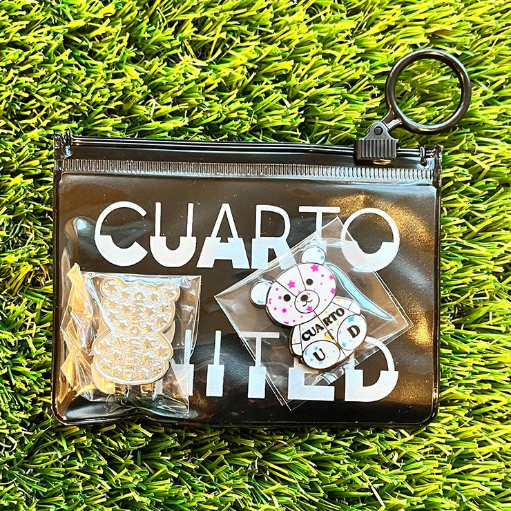 ゴルフマーカー マグネット式 ハットクリップ 熊(クマ) クアルトユナイテッド ゴルフグッズ 22FW | Cuarto UNITED | 08