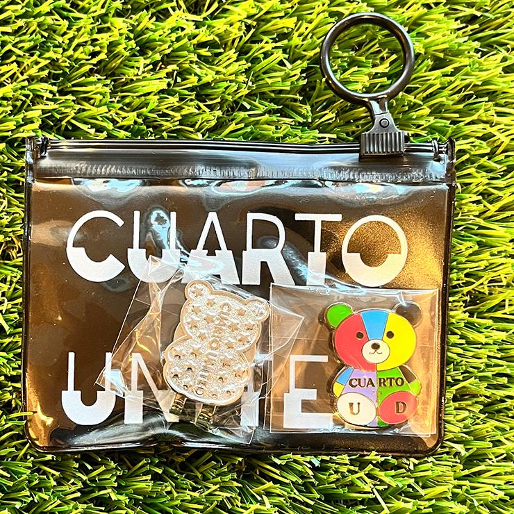 ゴルフマーカー マグネット式 ハットクリップ 熊(クマ) クアルトユナイテッド ゴルフグッズ 22FW | Cuarto UNITED | 09