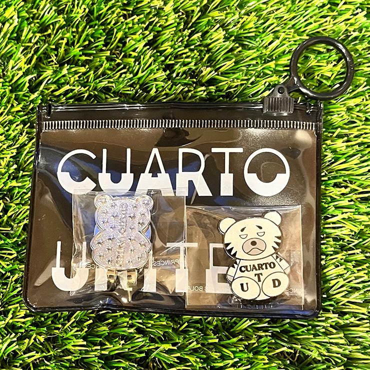ゴルフマーカー マグネット式 ハットクリップ 虎(トラ) クアルトユナイテッド ゴルフグッズ 22FW | Cuarto UNITED | 08