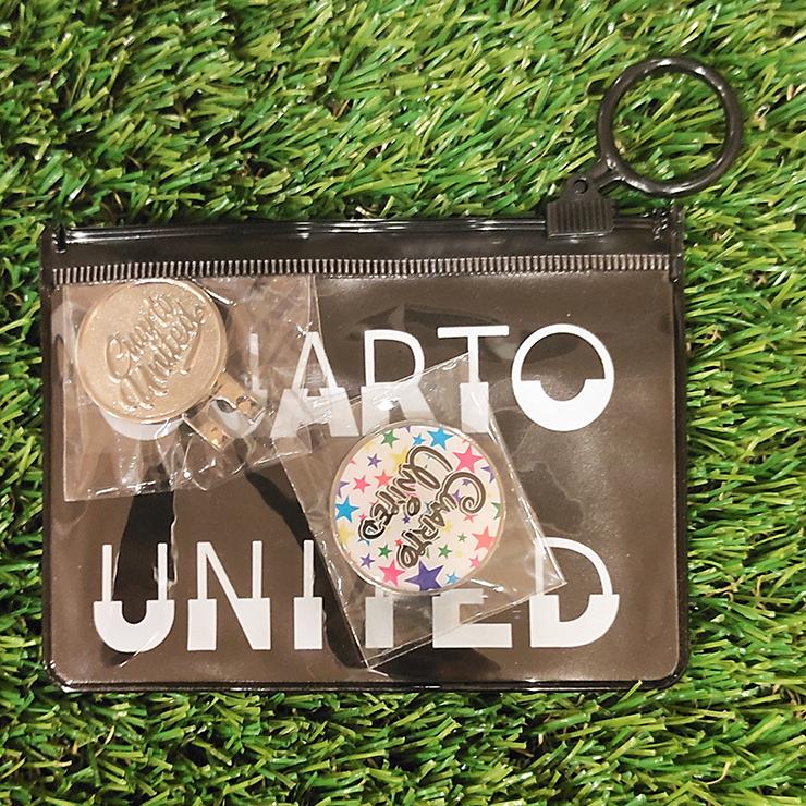 ゴルフマーカー マグネット式 ハットクリップ 星柄 ヒョウ柄 クアルトユナイテッド ゴルフグッズ 22FW | Cuarto UNITED | 06