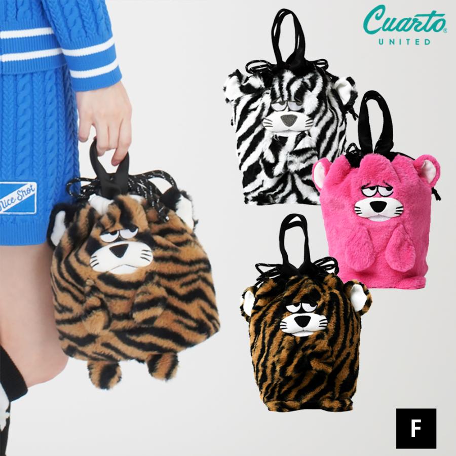 Cuarto UNITED 巾着バッグ ファーバッグ とら型 クアルト Cuarto UNITED 巾着バッグ ファーバッグ とら型 クアルト