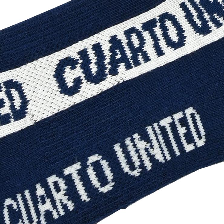 ニーハイソックス サイドロゴ ラインジャガード レディース クアルトユナイテッド ゴルフウェア 23SS | Cuarto UNITED | 05