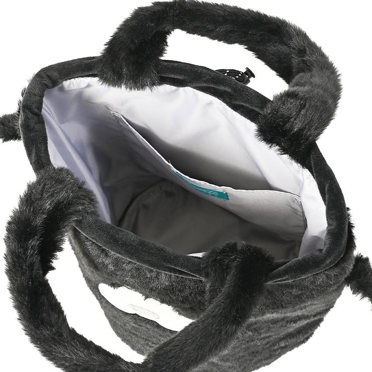 巾着バッグ ファーバッグ トラ型 マスコット ハートヒョウ柄 クアルトユナイテッド ゴルフグッズ 25FW 新作 | Cuarto UNITED | 09