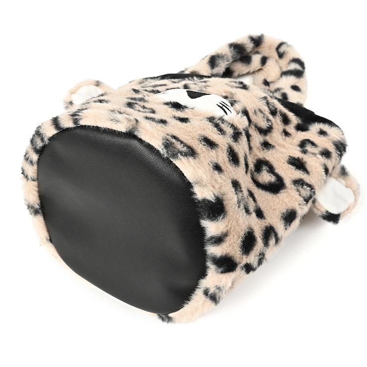 巾着バッグ ファーバッグ トラ型 マスコット ハートヒョウ柄 クアルトユナイテッド ゴルフグッズ 25FW 新作 | Cuarto UNITED | 12