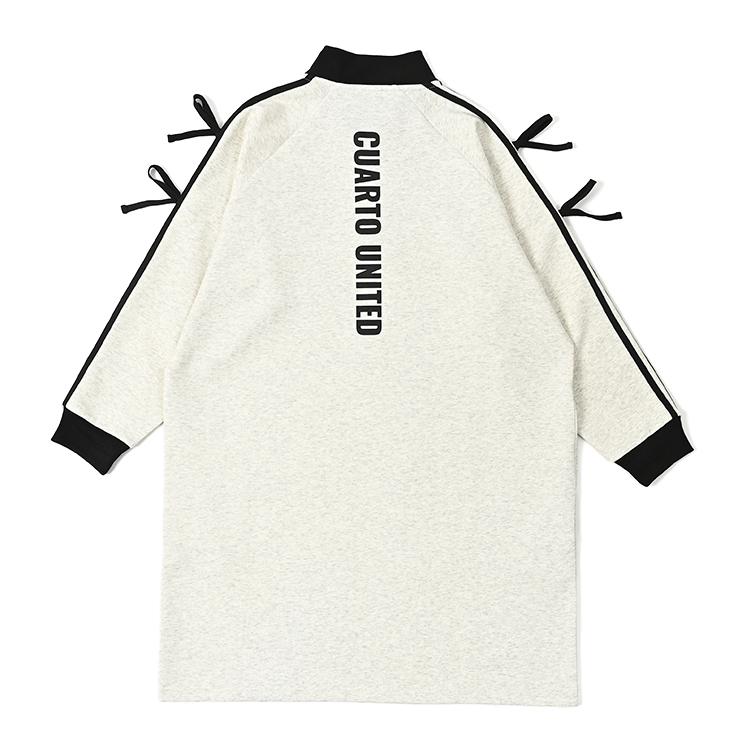 Cuarto UNITED（クアルトユナイテッド） ハーフジップワンピース 長袖