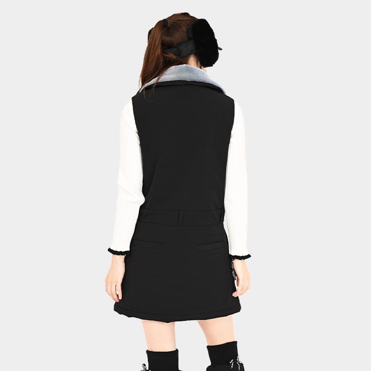 Cuarto UNITED（クアルトユナイテッド） ノースリーブ中綿ワンピース