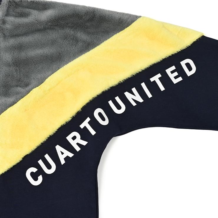 ファー切替ワンピース 裏起毛 サイドポケット 袖ロゴ レディース クアルトユナイテッド ゴルフウェア 25FW 新作 | Cuarto UNITED | 08