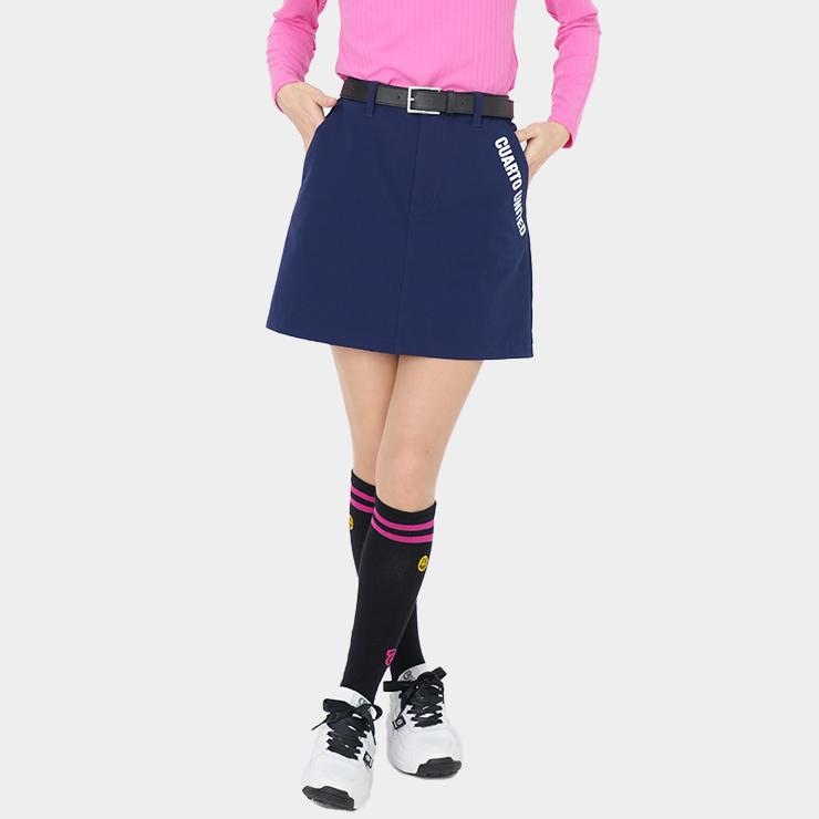 ナイロン台形スカート ポーチ付き サイドポケット スマイルマーク レディース クアルトユナイテッド ゴルフウェア 25FW 新作 | Cuarto UNITED | 13