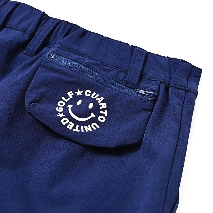 ナイロン台形スカート ポーチ付き サイドポケット スマイルマーク レディース クアルトユナイテッド ゴルフウェア 25FW 新作 | Cuarto UNITED | 08