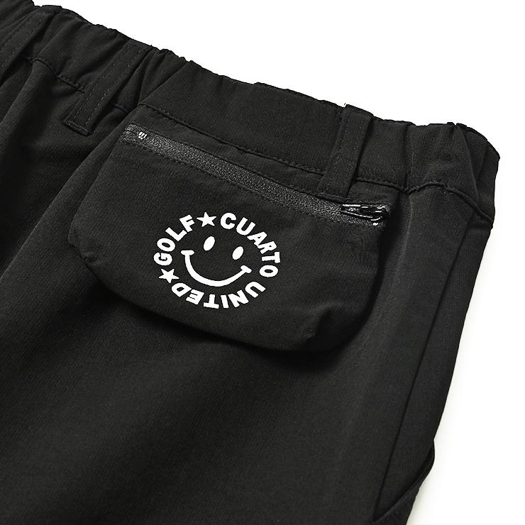ナイロン台形スカート ポーチ付き サイドポケット スマイルマーク レディース クアルトユナイテッド ゴルフウェア 25FW 新作 | Cuarto UNITED | 09