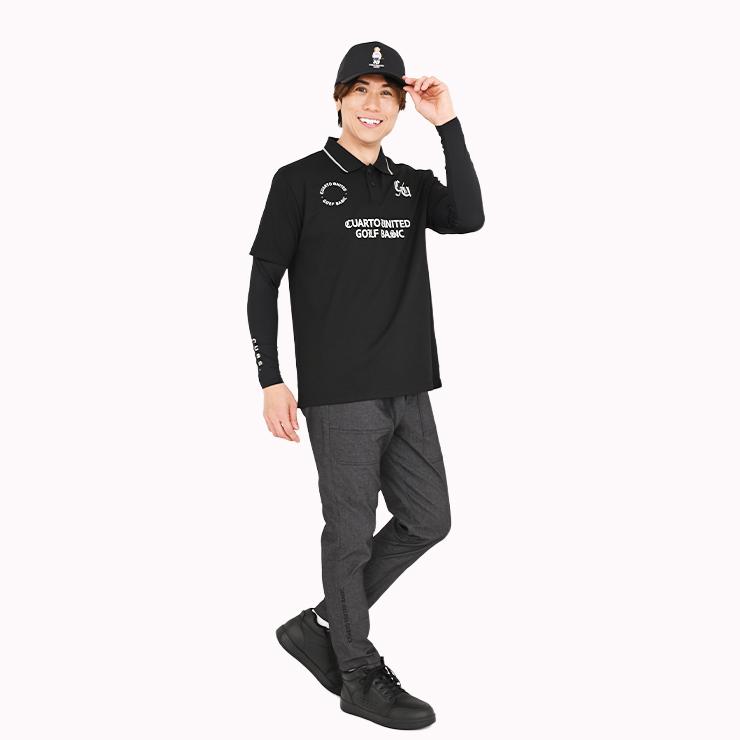 Cuarto UNITED（クアルトユナイテッド） 長袖インナー付きライン襟