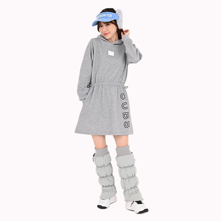 Cuarto UNITED（クアルトユナイテッド） ツイルパーカーワンピース