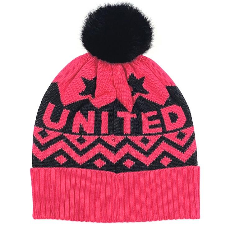 ニット帽 ビーニー ボンボン 星柄 ラウンドロゴ クアルトユナイテッド ゴルフググッズ 帽子 アウトレット 19FW | Cuarto UNITED | 04