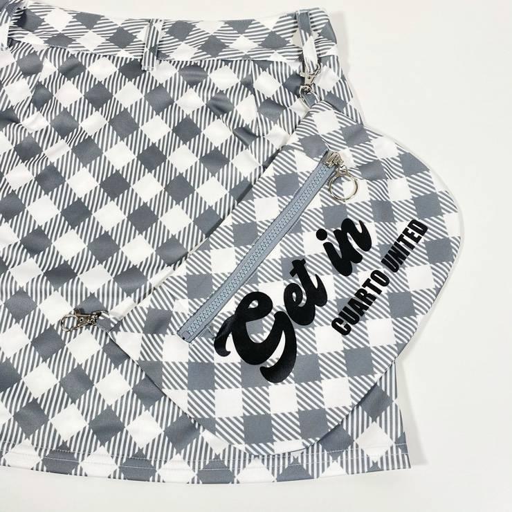 Cuarto UNITED（クアルトユナイテッド） スカート チェック柄 ゴルフ