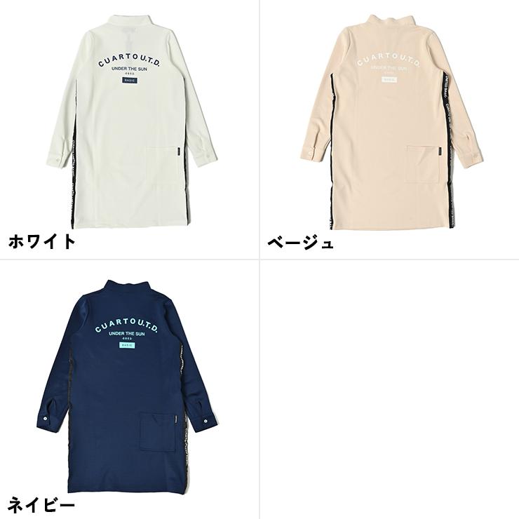 Cuarto UNITED（クアルトユナイテッド） サイドロゴテープハーフジップ