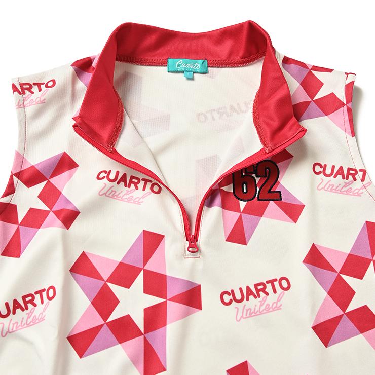 Cuarto UNITED（クアルトユナイテッド） ハーフジップノースリーブ