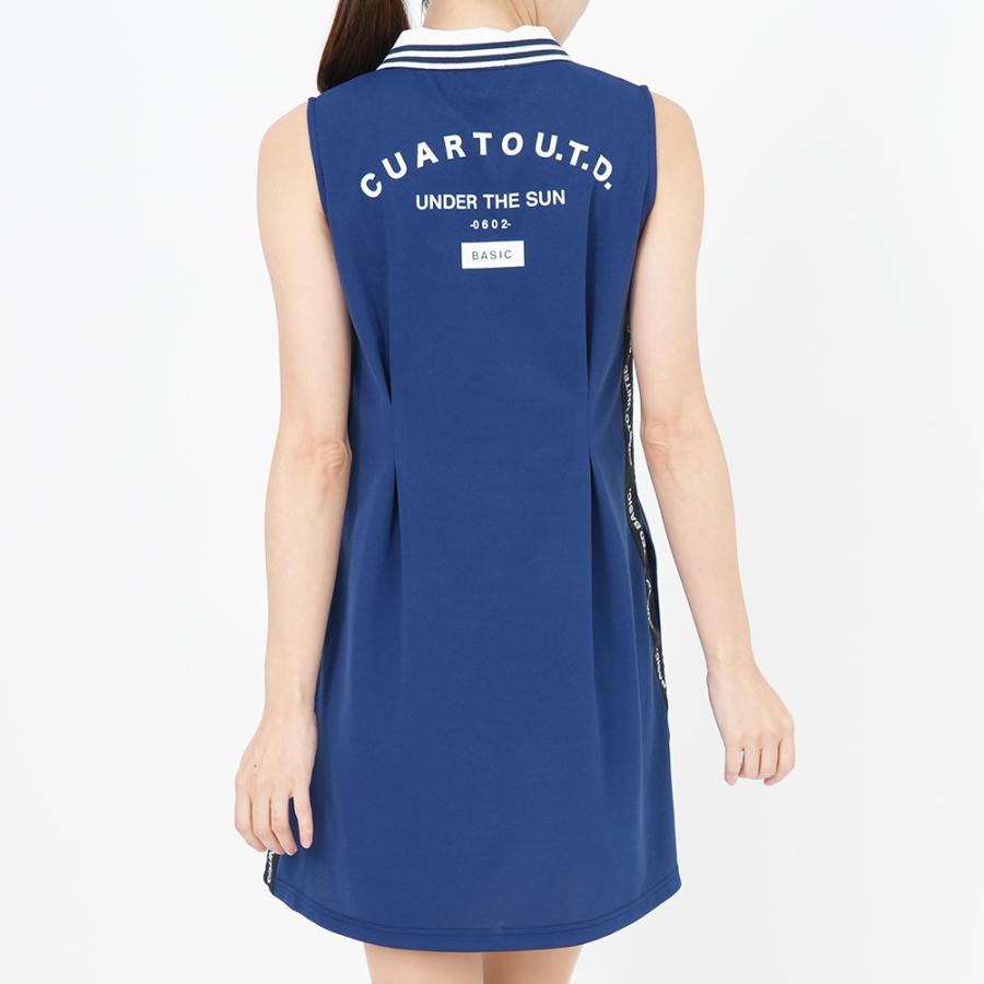 Cuarto UNITED（クアルトユナイテッド） ポロワンピース ノースリーブ