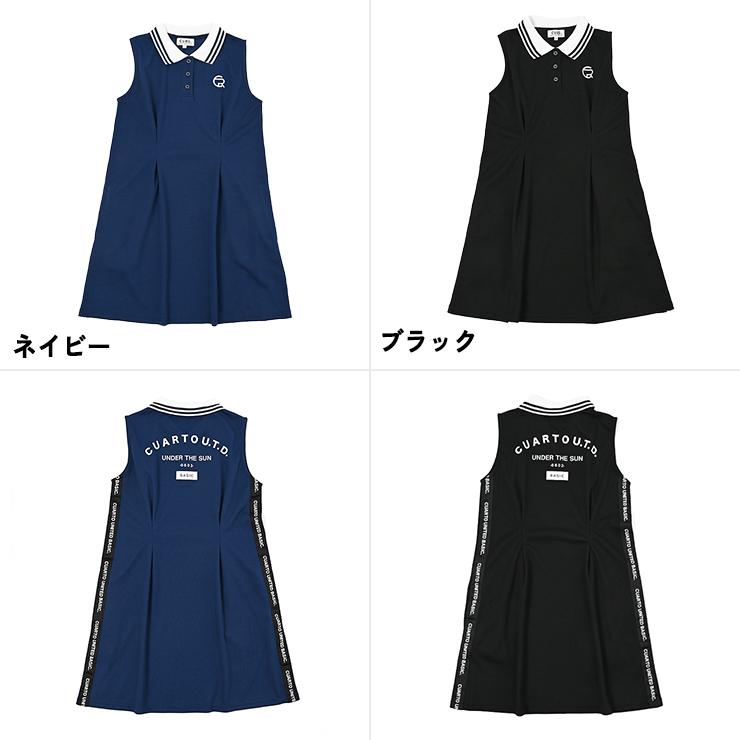 Cuarto UNITED（クアルトユナイテッド） ポロワンピース ノースリーブ