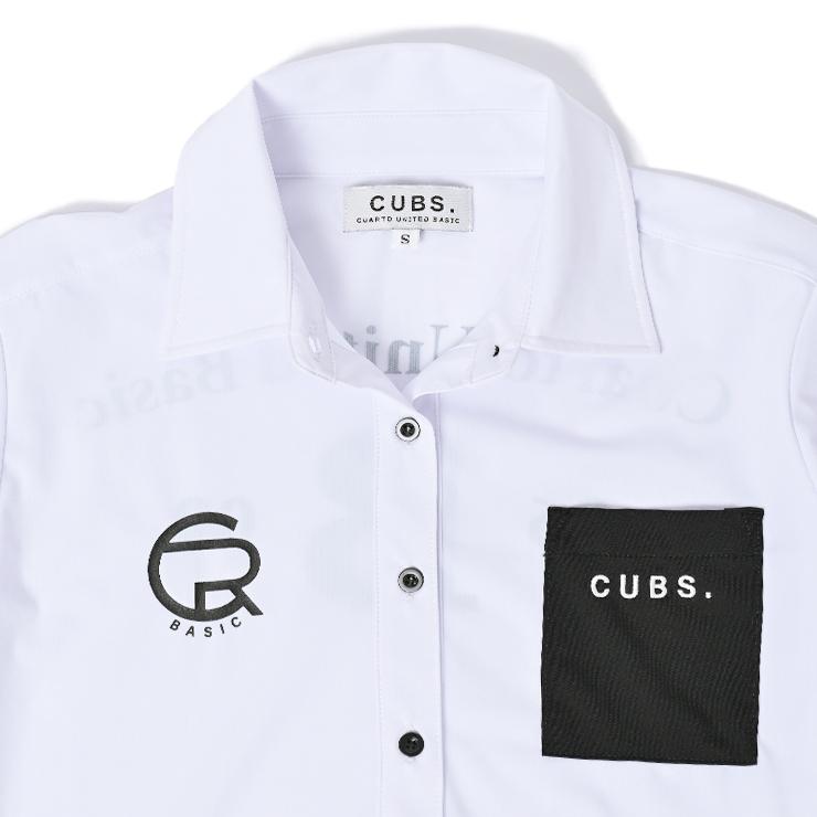 Cuarto UNITED ワンピース ミリタリーシャツ 半袖 ベルトループ Cuarto UNITED ワンピース ミリタリーシャツ 半袖 ベルトループ