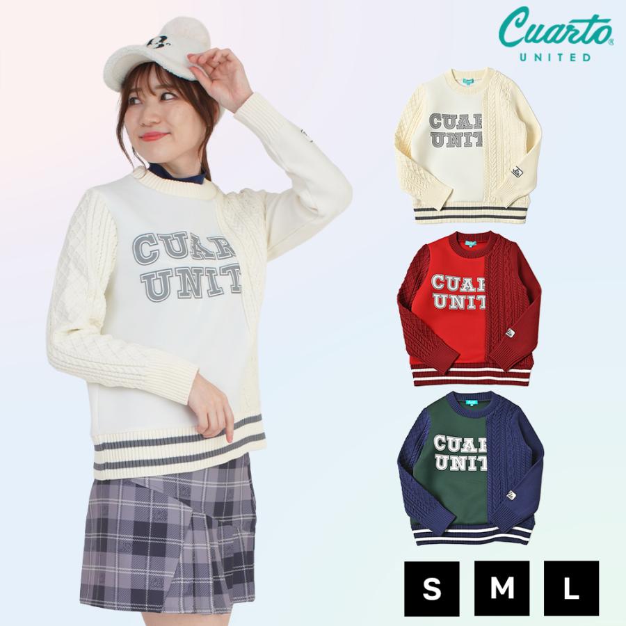 CUARTO UNITED ケーブルニット セーター・スカートセット Cuarto