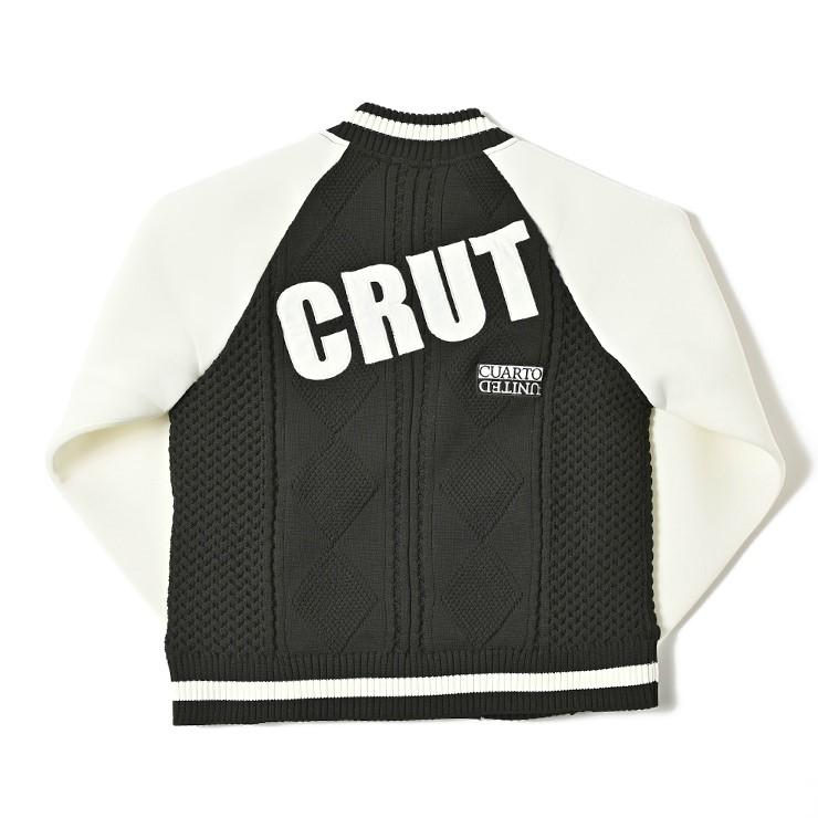 Cuarto UNITED（クアルトユナイテッド） スタジャン ケーブル編み