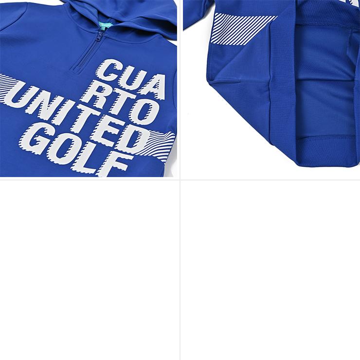Cuarto UNITED（クアルトユナイテッド） ハーフジップパーカー
