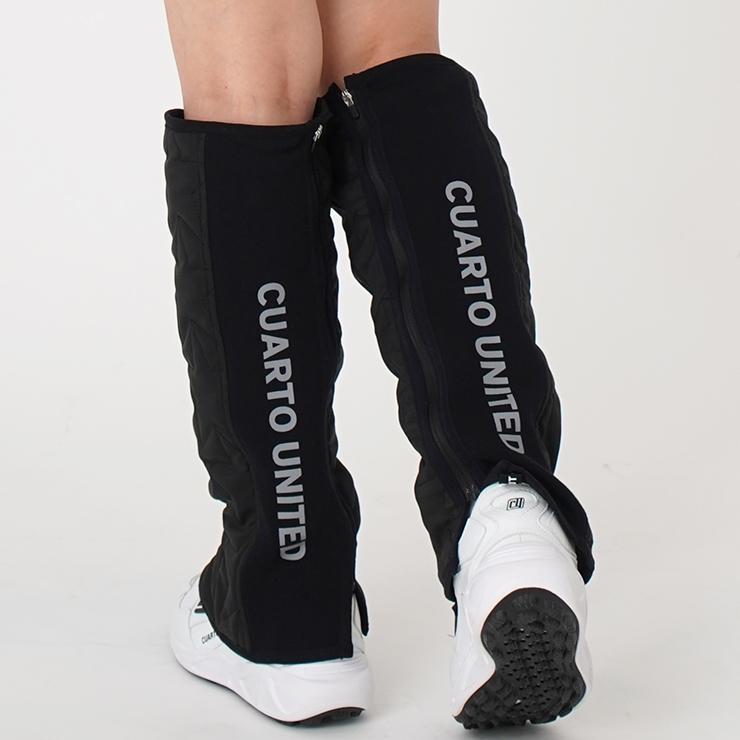 Cuarto UNITED レッグウォーマー 星型キルティング ファスナー