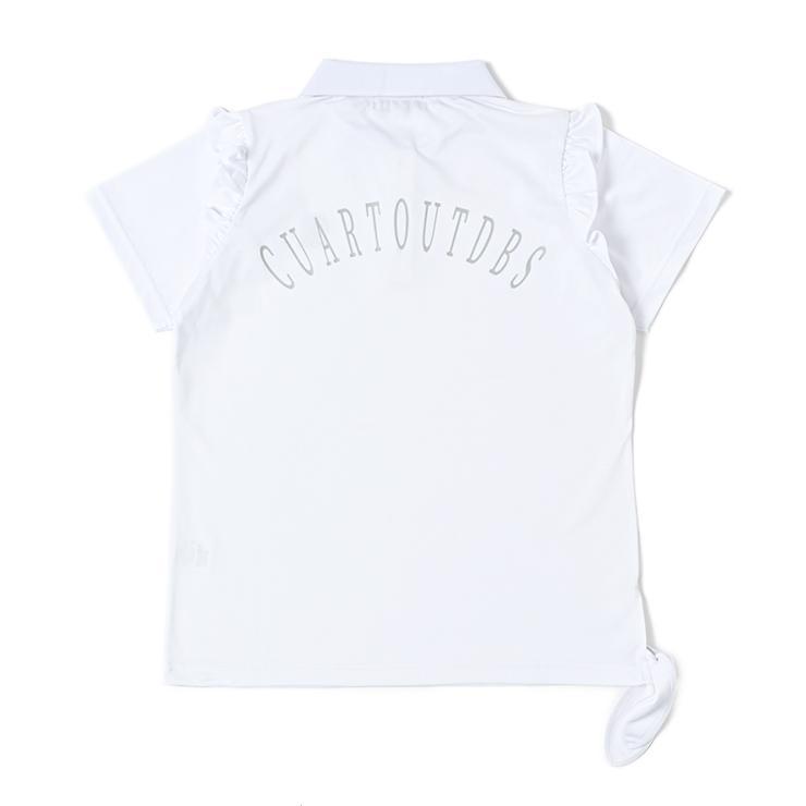 archivio＊新品タグ付　レディースゴルフウェア　フリル付き　ポロシャツ トップイズム TopIsm ゴルフウェア レディース ゴルフ