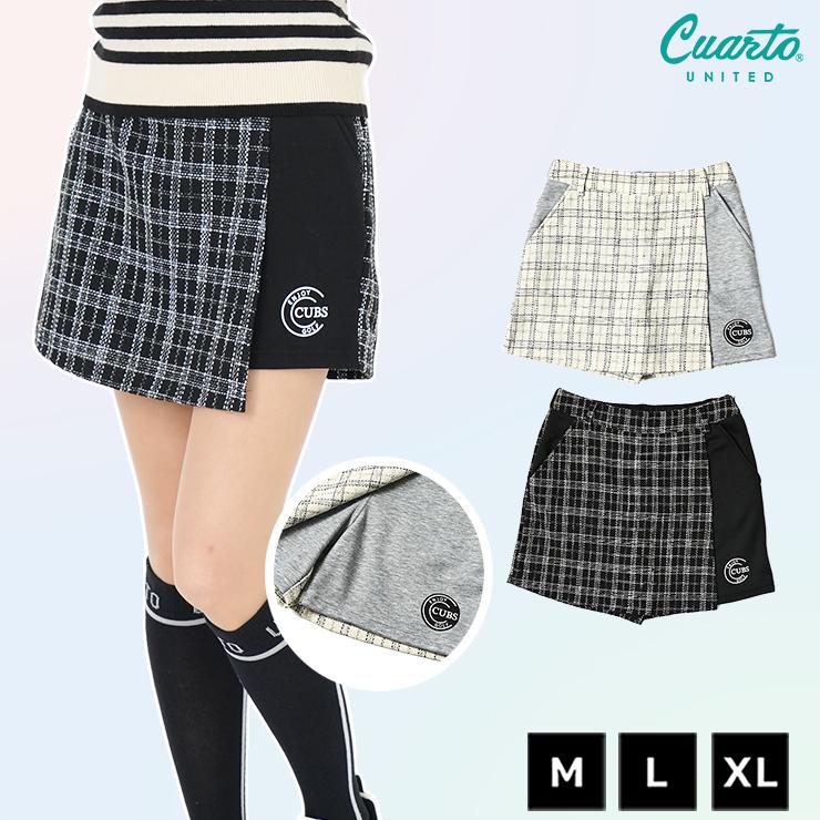 Cuarto UNITED（クアルトユナイテッド） キュロットパンツ ラップ