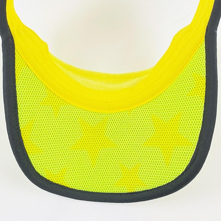 サンバイザー メッシュ 総柄 星柄 刺繍 フロントロゴ クアルトユナイテッド ゴルフグッズ 帽子 アウトレット 20SS | Cuarto UNITED | 17