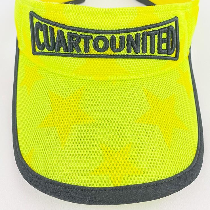 サンバイザー メッシュ 総柄 星柄 刺繍 フロントロゴ クアルトユナイテッド ゴルフグッズ 帽子 アウトレット 20SS | Cuarto UNITED | 16